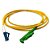 Patch Cord E2000-APC LC-UPC Single Mode SX 3.0MM 2M LSZH - Imagem 1