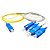 Splitter 1x4 0.9MM 1.5M SC-UPC PLC - Imagem 1