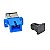 Acoplador Adaptador SC-UPC Simplex Metal Azul JZ-7001-2 - Imagem 2