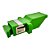 Acoplador Adaptador SC-APC Simplex Push Verde JZ-7002-3W - Imagem 4