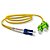 Patch Cord LC-UPC SC-APC Single Mode Duplex 3.0MM 2M - Imagem 1