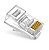 Conector RJ45 CAT6E Pacote c/ 100 Unidades - Imagem 2