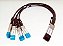 QSFP+ 40G Cabo para 4X10G SFP+ CAB-Q-S-0.5M - Imagem 2