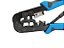 Alicate Decapador  de Crimpagem 6P 8P Azul JZ-70030 - Imagem 3