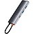 Hub Usb-C 7 Em 1 Baseus Wkwg020113 2 Usb-A 3.0+Hdmi 4K+2 Usb-C Pd+Sd+Tf - Gray - Imagem 3