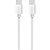 Cabo USB-C a USB-C Quanta QTCTC70 - Branco 1.2 metros - Imagem 1