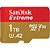 Memória Micro SD SanDisk Extreme 190-130 MB/s U3 1TB com Adaptador (SDSQXAV-1T00-GN6MA) - Imagem 1
