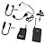 Sistema Sem Fio Fifine K037B com Microfone de Lapela e Fones de Ouvido - Imagem 2