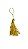 TASSEL AMARELO COM 5 UNIDADES - Imagem 1