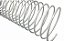 ESPIRAL ACO REVESTIDO PASSO 6MM - TAMANHO 1" - BRANCO (200 FLS) - Imagem 1