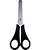 TESOURA ESCOLAR BLACK INOX 130MM CABO PRETO-LEOELEO - Imagem 1