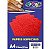 PAPEL GLITTER VERMELHO A4 180G 5 FLS - Imagem 1
