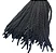 ALÇA PARA SACOLA POLIESTER 35CM COM PONTEIRA - PRETO 20UND - Imagem 1
