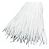 ALÇA PARA SACOLA POLIESTER 35CM COM PONTEIRA - BRANCO 20UND - Imagem 1