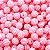 PEROLA CRAQUELADA LULI 12MM C/10 UNIDADES - ROSA BB - Imagem 1