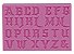 Molde de Alfabeto Maiúsculo Decorado - GMEZN612 - Imagem 1