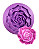 Molde Flor Rosa Pasta Americana Biscuit Artesanato Silicone - Imagem 2