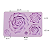 Molde Silicone Rosas Flor Pasta Americana Biscuit Resina Artesanato - Imagem 2
