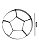 Cortador Bola de Futebol Decoração Bolo Jogador Time Doce Gourmet Biscoito Amanteigado - Imagem 3