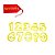 Cortador de Número para Vela em Pasta 8cm - GMEZN1114 - Imagem 1