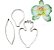Cortador De Orquidea Cattleya 3 Pçs - CA518 - Imagem 1