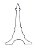 Cortador de Torre Eiffel - CA190 - Imagem 1