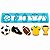 Cortador de Plático Tema Futebol Copa do Mundo - Prime Chef - Imagem 1