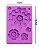 Molde Silicone Flores Pasta Americana Biscuit - Imagem 2