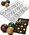 Forma em Poliestireno Mini Bola de Futebol 24 cavidades Bombom Chocolate Doce - Imagem 1