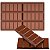 Forma Barra de Chocolate Em Silicone 6 Cavidades 25cm - Imagem 1