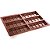 Forma Barra de Chocolate Em Silicone 6 Cavidades 25cm - Imagem 2