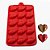 Forma Em Silicone Coração Para Bombom/Chocolate Antiaderente - Imagem 1
