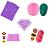 Kit 4 Molde Silicone Confeitaria Super Herois Antiaderente - Imagem 1