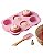Forma Cupcake Em Silicone 6 Cavidades Petit Gateau Empada Rosa - Imagem 5
