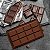 Forma Silicone Barra Chocolate Gourmet Recheada Antiaderente Retangular - Imagem 2