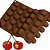 Forma Formato Cereja Antiaderentes Silicone Chocolate Confeitaria - Imagem 2
