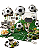 KIT 10 Pratos Copos De Bola De Futebol Papel Colher 14cm Festa Decoração - Imagem 8