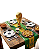 KIT 10 Pratos Copos Bola Futebol Papel Garfo Faca Refeição Plástico Festa Decoração - Imagem 10