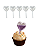 100 Ampola Saborizante  Coração 4ml  Doces Brigadeiros Sushi - Imagem 1