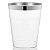 Kit 5 Copos 300ml Descartáveis De Luxo Em Plástico Prata - Imagem 1