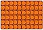 Forma de Silicone Halloween Abóbora 60 Cavidades Para Chocolate, Doces, Gelo e Confeitaria Festa - Imagem 1