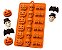 Forma de Silicone para Chocolate Halloween – Abóbora, Caveira e Morcego (21cm x 10,8cm) - Imagem 3