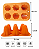 Forma de Silicone 3D Fantasminhas de Halloween - Imagem 2