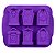 Forma de Silicone para Confeitaria Lápides de Halloween – 6 Cavidades - Imagem 1