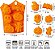 Forma de Silicone Halloween  p/ Chocolate Gelatina Gelo Bolo 6 Cavidades - Imagem 2
