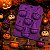 Forma de Silicone Halloween Abóbora Assustadora e Caveiras – 6 Cavidades - Imagem 3