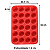 Forma em Silicone Antiaderente para 24 Mini Cupcakes - Imagem 3