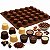Forma de Silicone Antiaderente - 30 Cavidades Mini Alpino - Imagem 1