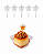 Ampola Saborizante Formato Estrela Para Doces E Brigadeiros 1ml 50 Unidades - Imagem 1