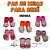 Par de meias para bebê (menina) - Imagem 1